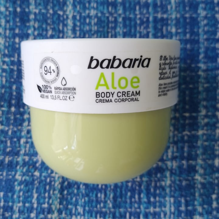 photo of Babaria Bio  Crema Corporal Aloe shared by @alasparavolar on  22 Sep 2021 - review
