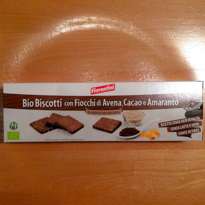 photo of Fiorentini Bio Biscotti Con Fiocchi D'Avena, Cacao E Amaranto shared by @totoro on  08 Jun 2021 - review