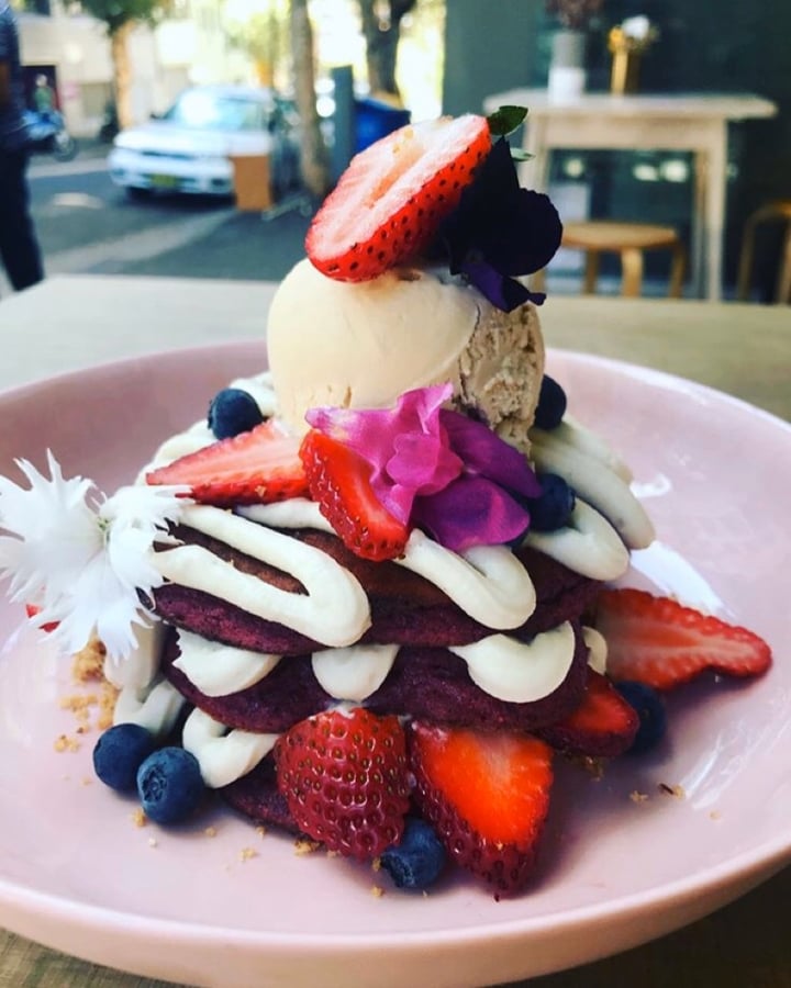 photo of Nútie Wholefoods and Hole Foods Red Velvet Pancakes shared by @therealglobalguide on  10 Jan 2020 - review
