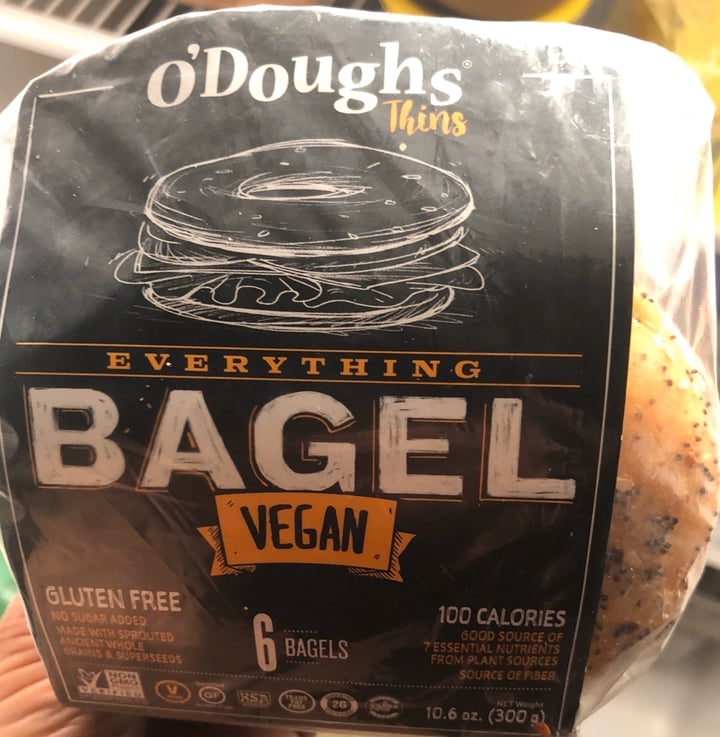 photo of O’Doughs Everything Bagel Thins shared by @poisonsuemac on  07 Jan 2020 - review