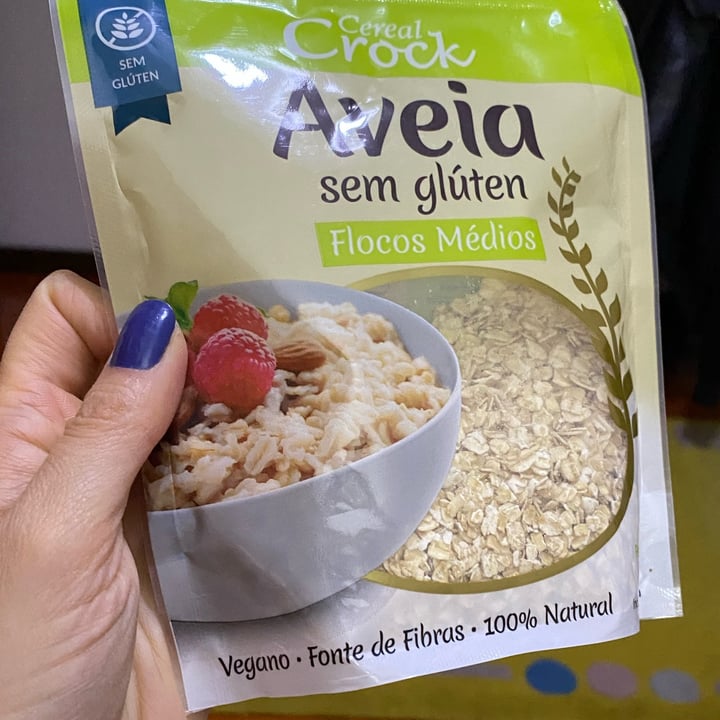review photo of Cereal Crock Aveia Sem Glúten Flocos Médios shared by @juliagaribaldi on 23 Apr 2022 - review