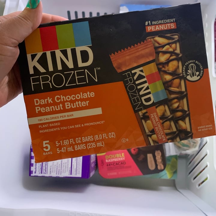 photo of KIND Frozen Dark Chocolate Peanut Butter Bars shared by @deades0125 on  19 Jun 2021 - review