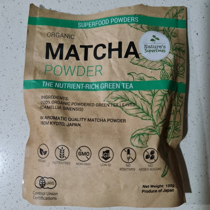 photo of Nature's Superfoods Organic Matcha Powder shared by @fitsarah on  24 Mar 2021 - review