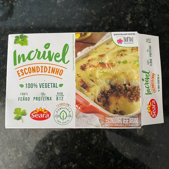 photo of Incrível - Seara Alternative Meat shared by @claudiastoeglehner on  30 Jun 2022 - review