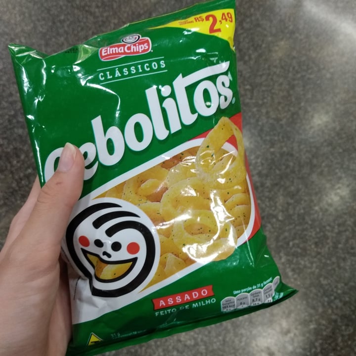 photo of Elma Chips Cebolitos shared by @giihcmoraes on  04 Jun 2022 - review