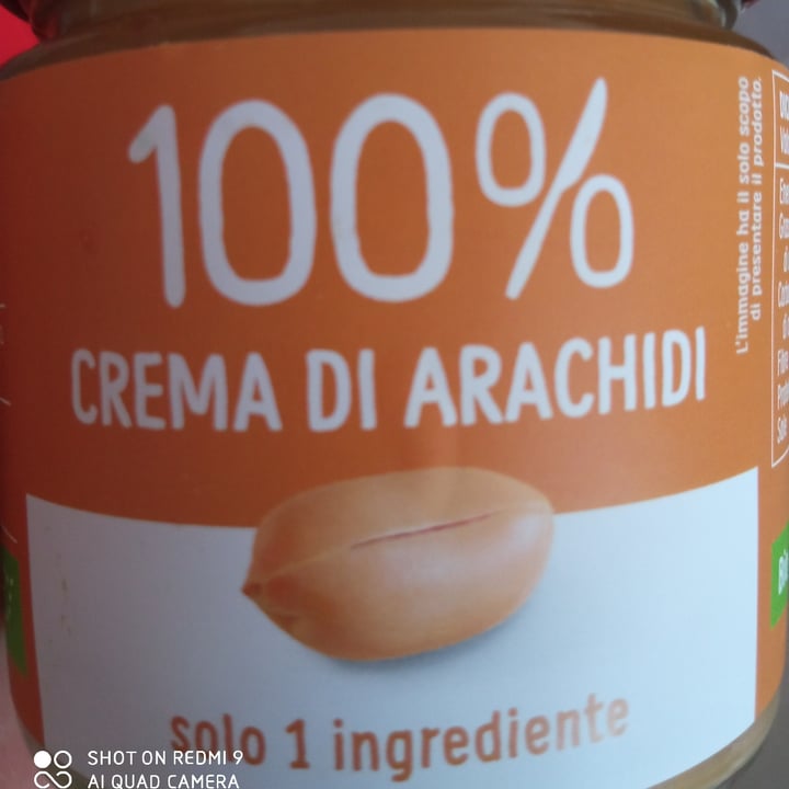photo of 100% crema di arachidi Crema Di Arachidi shared by @alepor on  12 Aug 2022 - review