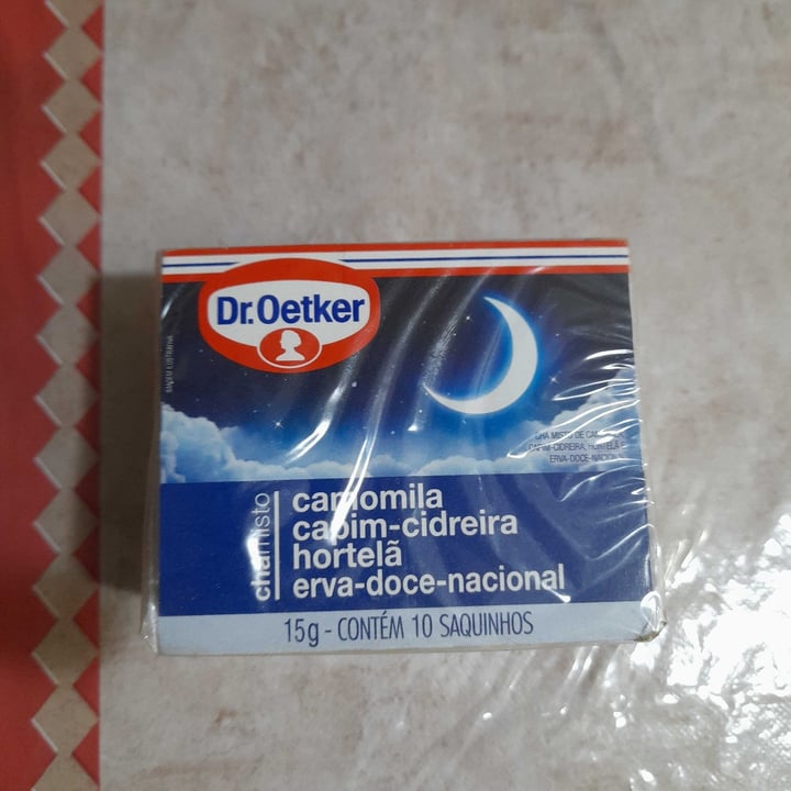 photo of Dr. Oetker Chá Misto De Camomila, Capim-cidreira, Hortelã E Erva-doce-nacional shared by @crecencio on  09 May 2022 - review