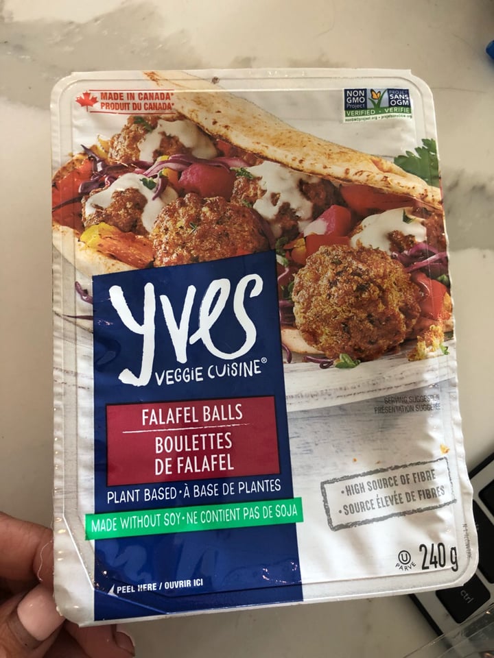photo of Yves Veggie Cuisine Falafel Balls shared by @meganmostacci on  08 Aug 2019 - review