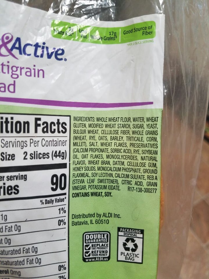 photo of Fit & Active Multigrain Bread shared by @joyrose on  02 Aug 2019 - review