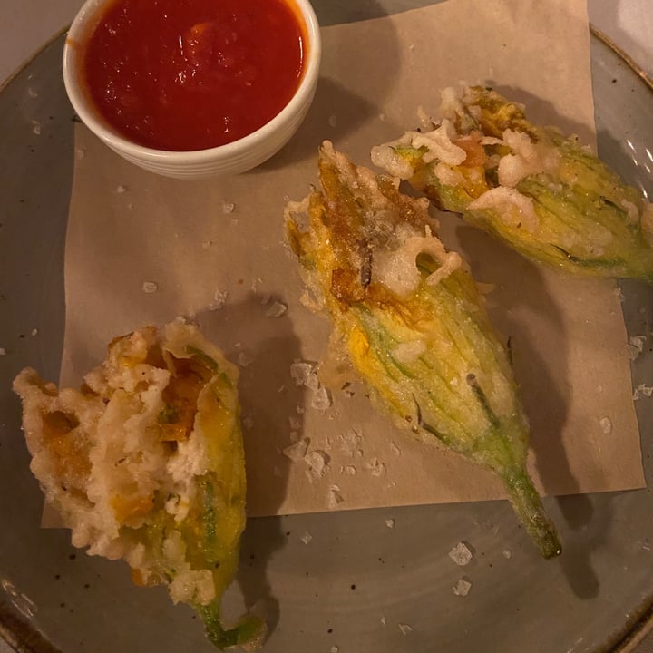 photo of Crossroads Kitchen Stuffed Zucchini Blossoms shared by @moonberodd on  22 Nov 2021 - review