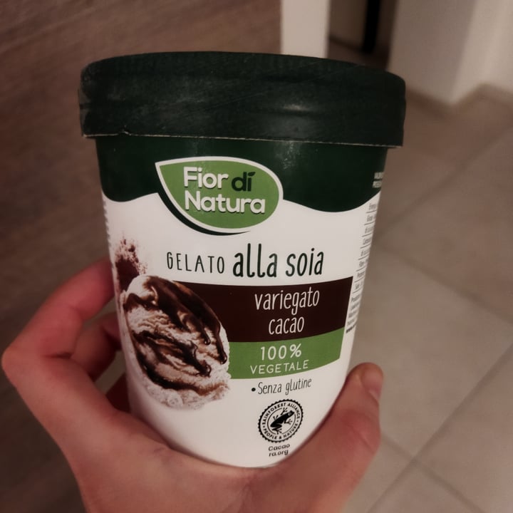 review photo of Fior di Natura Gelato Alla Soia Variegato Cacao shared by @martafarruggia on 16 Jul 2022 - review