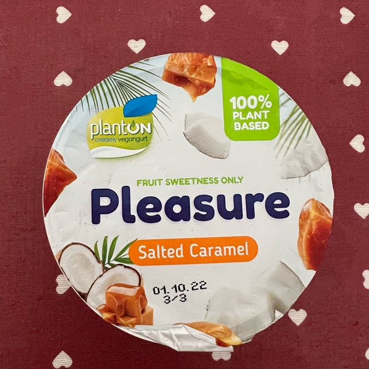 photo of Planton Salted caramel Pleasure yougurt shared by @francineveg on  04 Sep 2022 - review