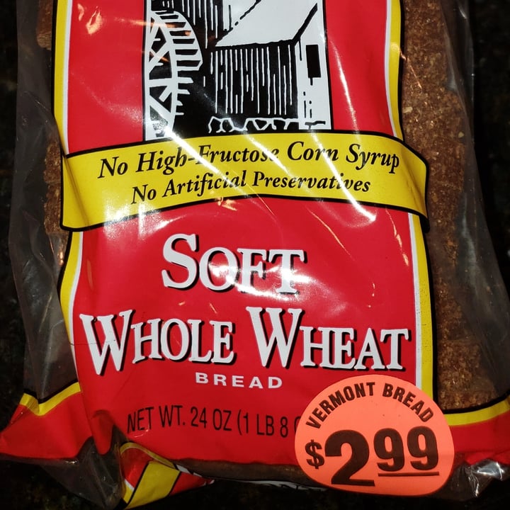 photo of Vermont Bread Company Soft Whole Wheat Bread shared by @wigglesme on  03 Jun 2020 - review