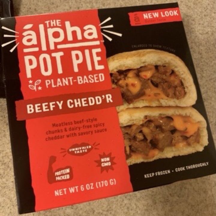 photo of Alpha Foods Beefy Chedd'r Pot Pie shared by @dmatsui on  19 May 2020 - review