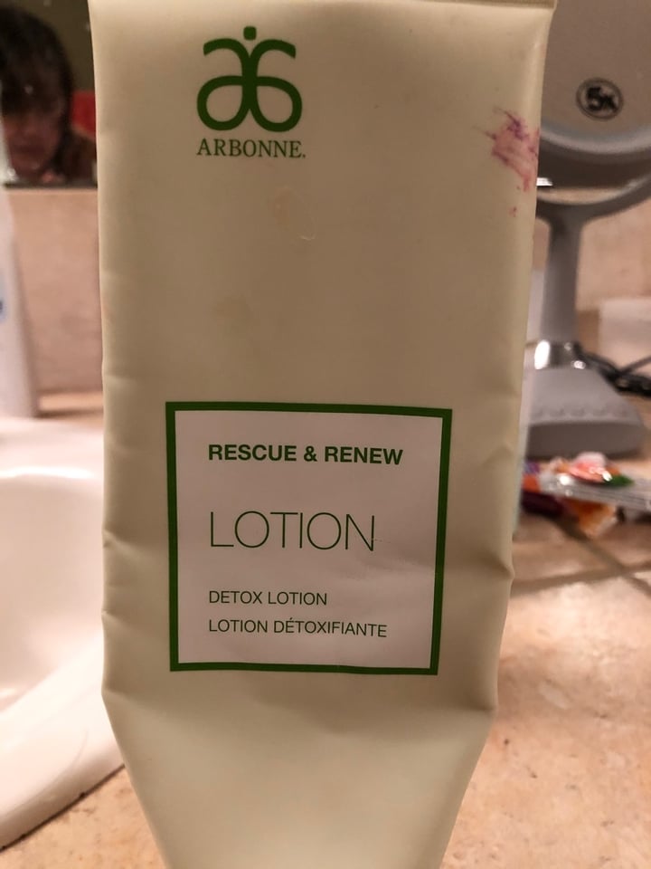 photo of Arbonne Rescue and Renew Lotion shared by @yumi on  27 Dec 2019 - review