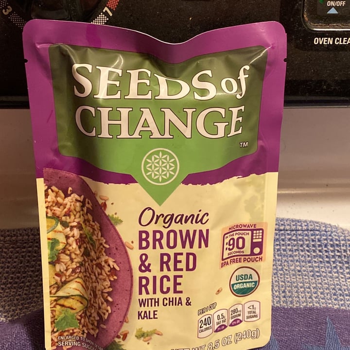 photo of Seeds of Change Organic Brown And Red Rice With Chia And Kale shared by @pjoanlft1 on  01 May 2022 - review