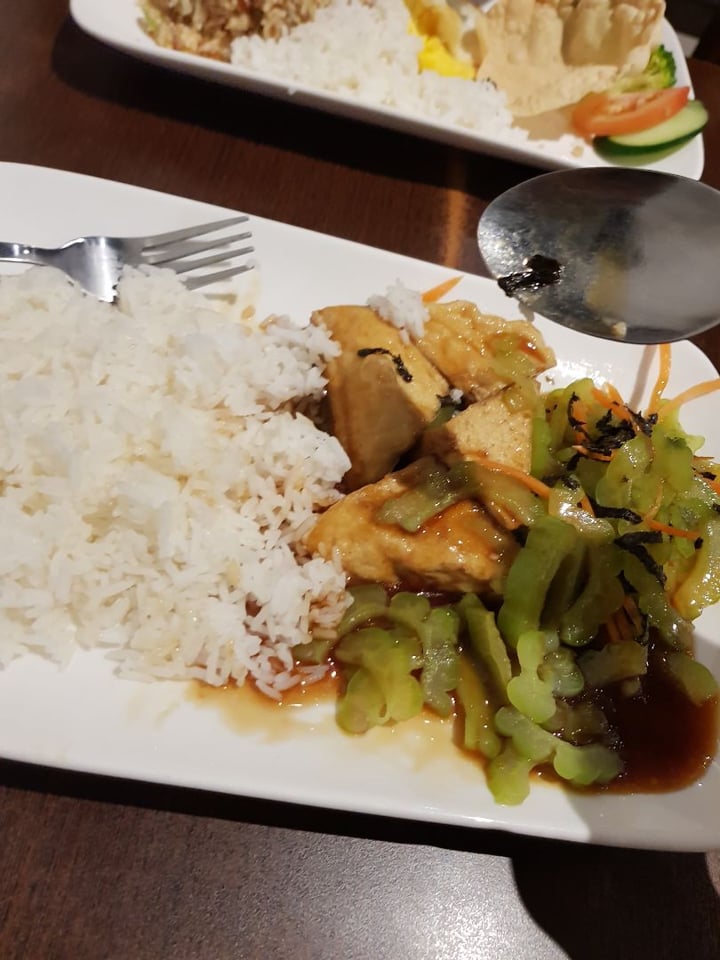 photo of D' life Bittergourd and tofu with rice shared by @nuttybroccoli on  17 Jan 2019 - review