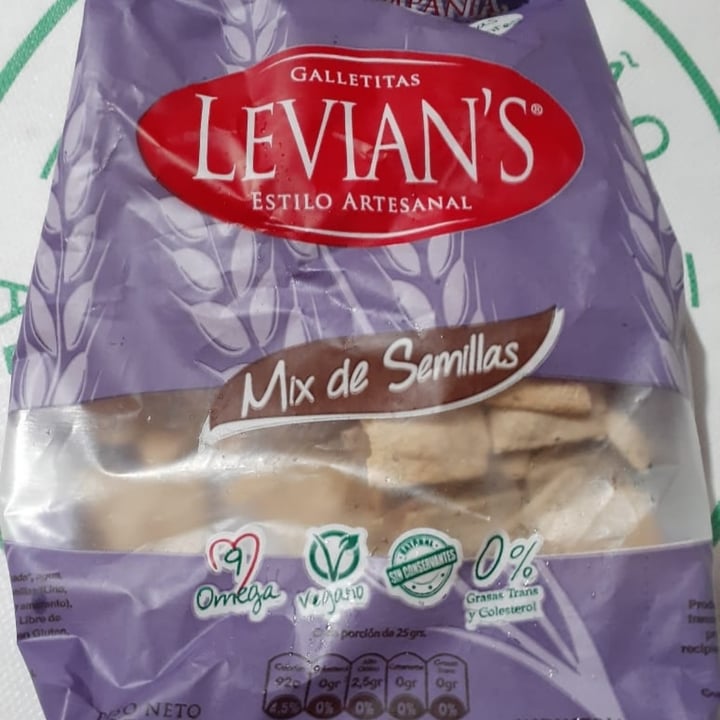 photo of Levian's Galletitas Mix De Semillas shared by @miguelitoo on  10 Apr 2021 - review