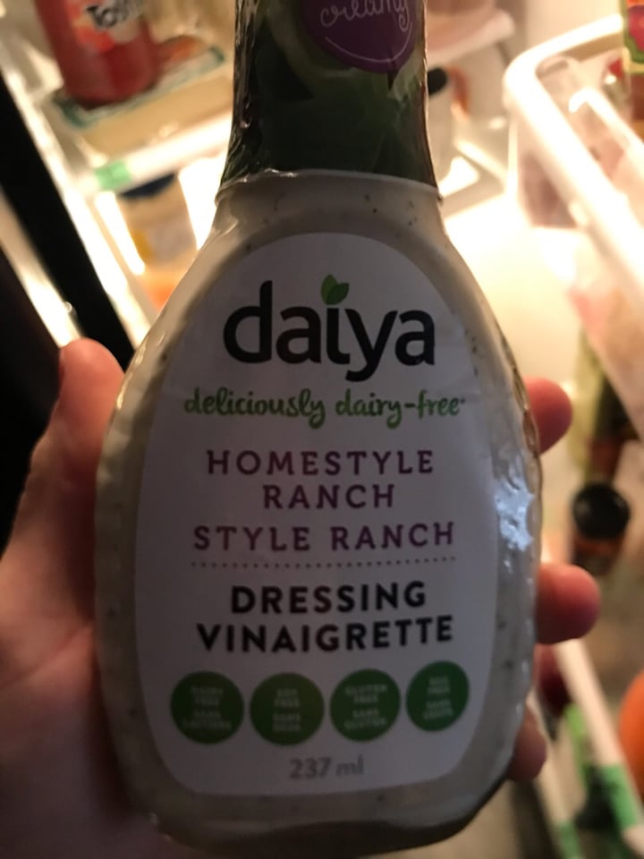 photo of Daiya Homestyle Ranch Dressing shared by @kendallstephan on  19 Sep 2019 - review