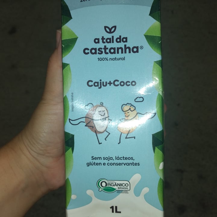 photo of A Tal da Castanha Leite de caju + coco (1 litro) shared by @danielamoreira on  01 May 2022 - review