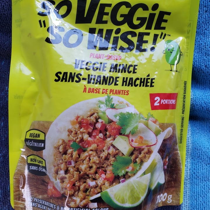 photo of So veggie so wise Veggie ground shared by @alexfoisy on  07 Jul 2022 - review
