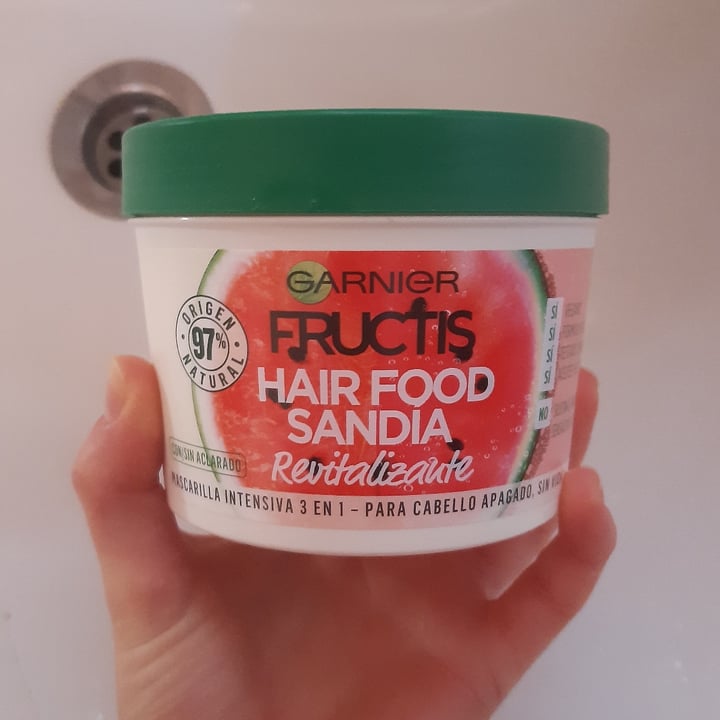 photo of Garnier Hair food Anguria rivitalizzante shared by @criisfdez on  30 Nov 2021 - review