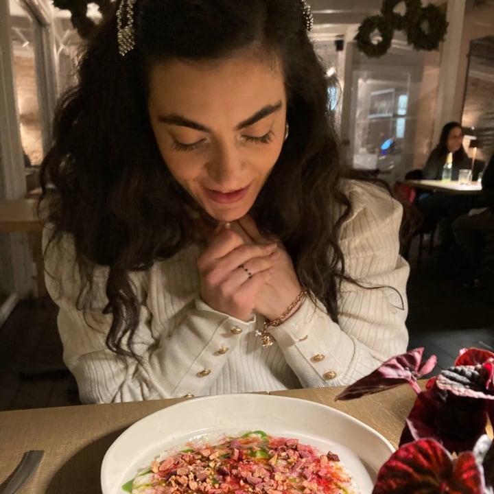 review photo of Hostaria Dietro Le Quinte Riso, Topinambur, vermouth,Mandorle e levistico shared by @martifaber on 13 Mar 2022 - review