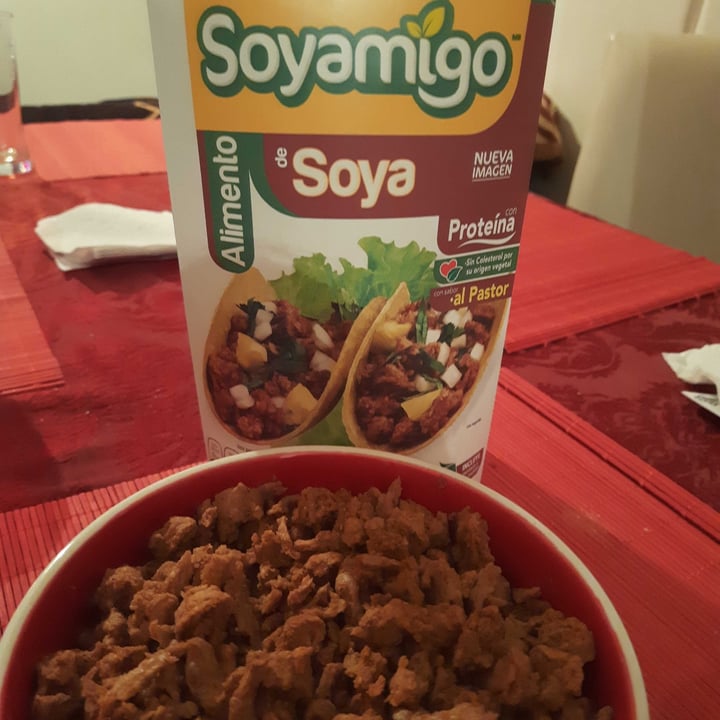 photo of Soyamigo Alimento a Base de Soya sabor al Pastor shared by @sandradz on  25 Dec 2020 - review
