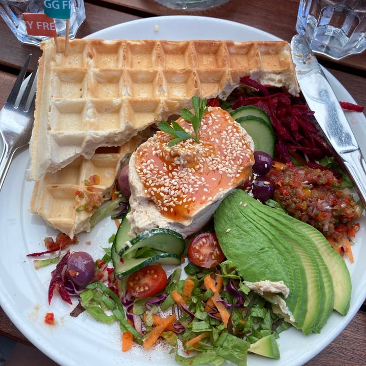 photo of The Waffle House Hummus and avo waffle shared by @rachh2000 on  22 Mar 2021 - review