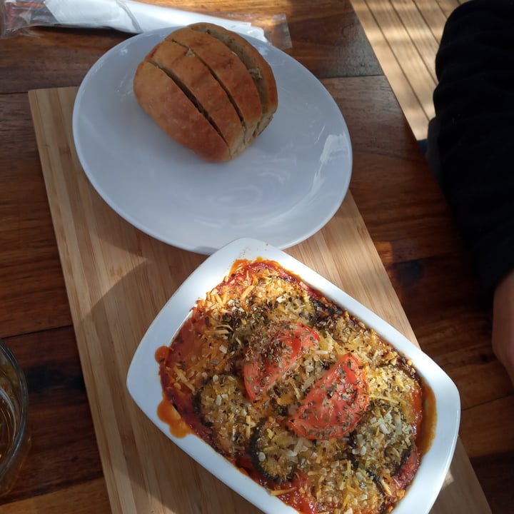 photo of The Courtyard Café Vegan lasagne shared by @jessicaturck on  30 Aug 2020 - review