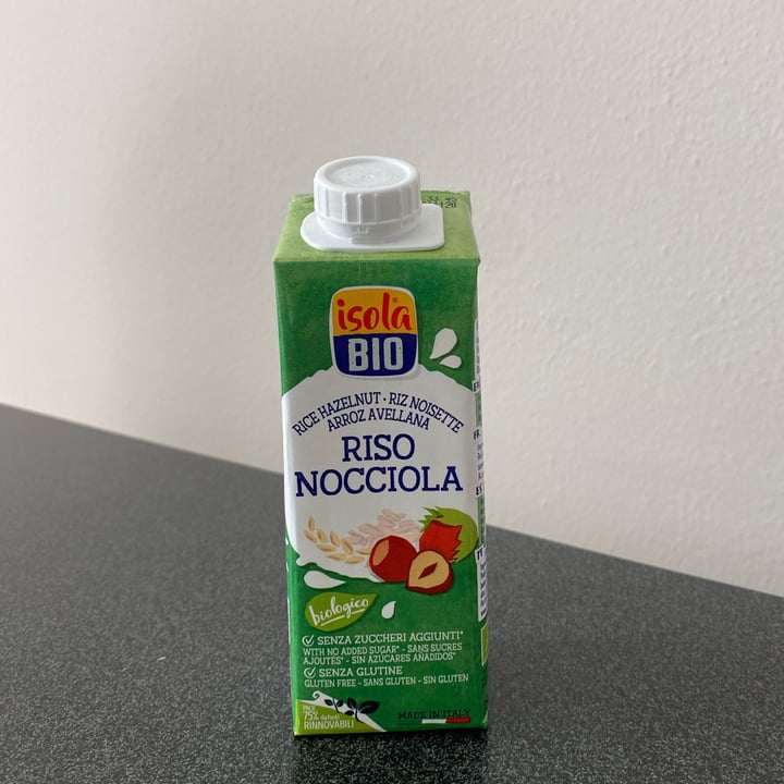 photo of Isolabio Isola bio Bevanda riso e nocciola shared by @gaaia on  14 Mar 2022 - review