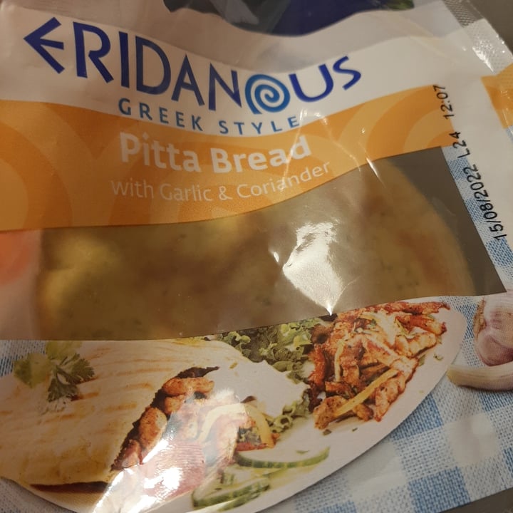 photo of Eridanous Pitta Bread With Garlic & Coriander shared by @marco-k1977 on  10 Jun 2022 - review