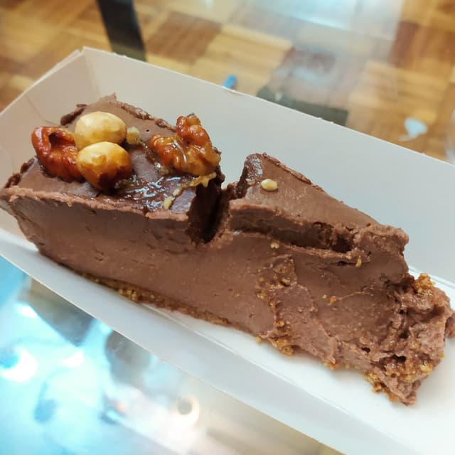Foto del plato “Tarta de mousse de chocolate y café”