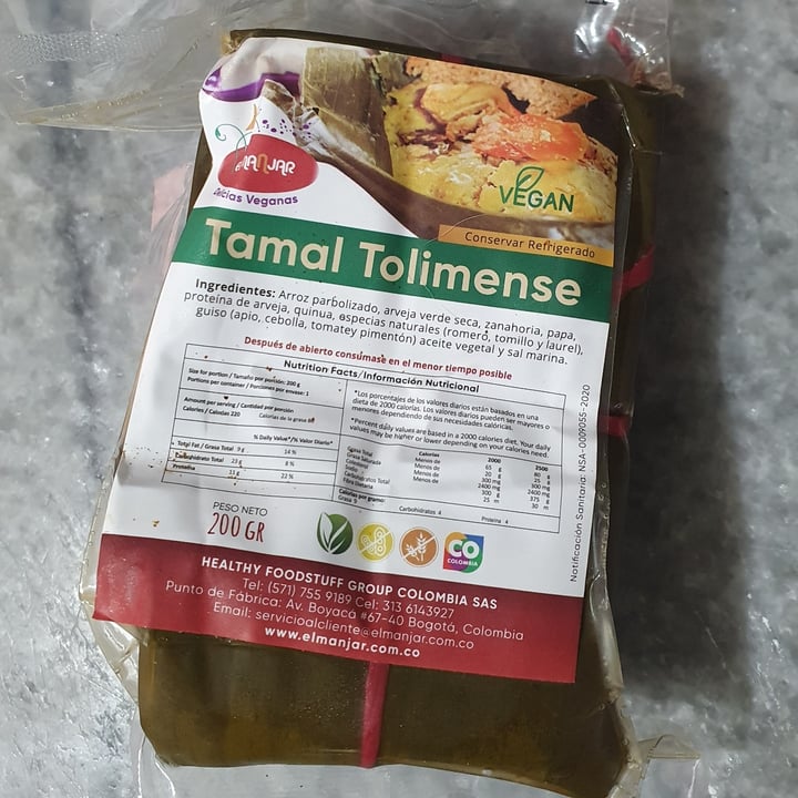 photo of El Manjar Tamal Vegano shared by @amcu00 on  23 Feb 2021 - review