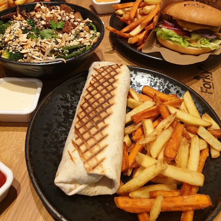 photo of Forky's Kebab Wrap shared by @veganfindsaustria on  30 May 2020 - review