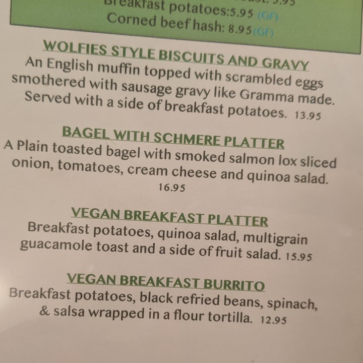 photo of Wolfies of Warwick VEGAN BREAKFAST BURRITO shared by @likablue on  21 Jun 2022 - review