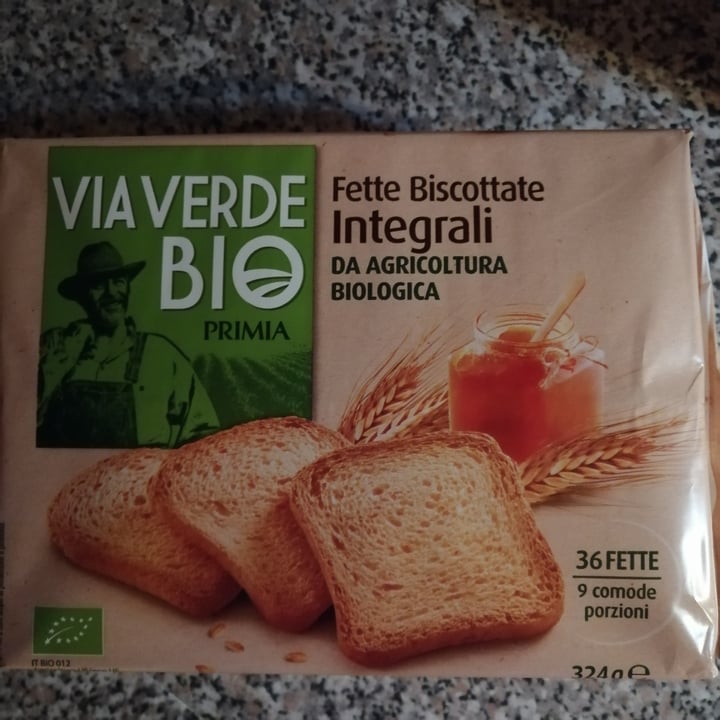 photo of Via Verde Bio Fette biscottate Integrali shared by @lagabimas on  11 Sep 2021 - review