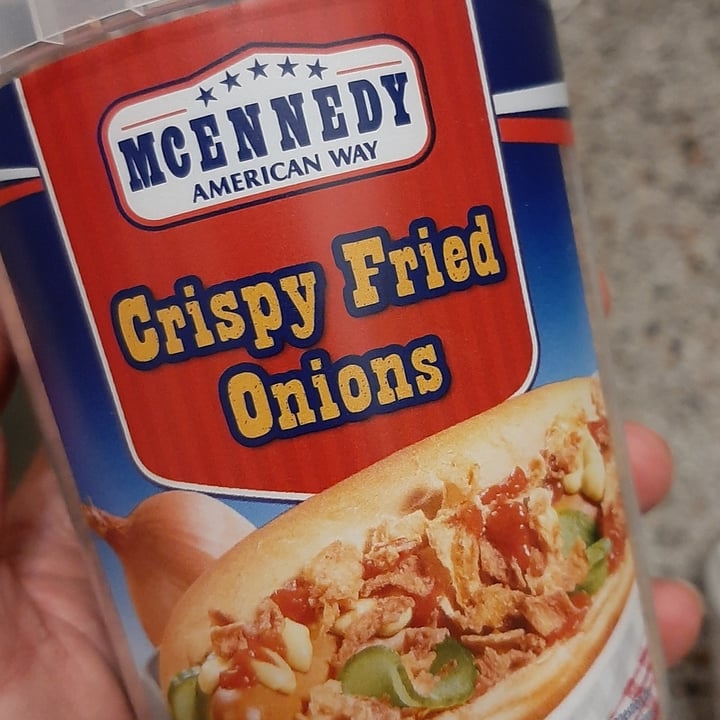 photo of Mcennedy Crispy fried onions shared by @enzovegan75 on  17 Feb 2022 - review