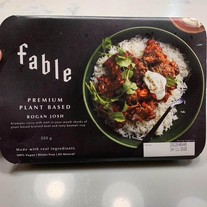 photo of Fable Ready To Eat Meal- Rojan Josh shared by @sarah1 on  31 Oct 2020 - review