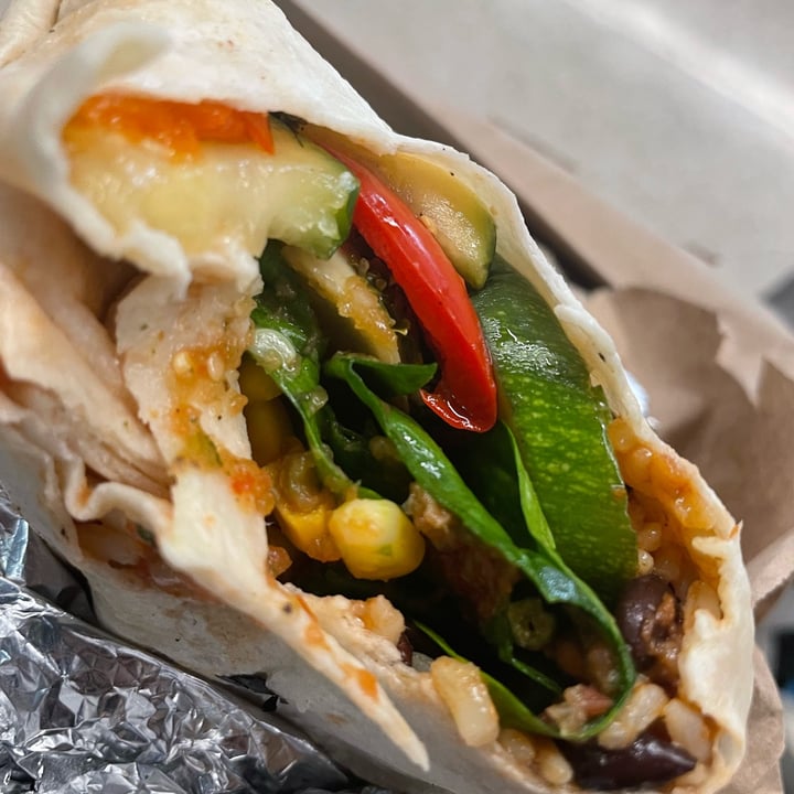 photo of Burrito Beach Very Veggie Burrito shared by @superswede on  24 Oct 2022 - review