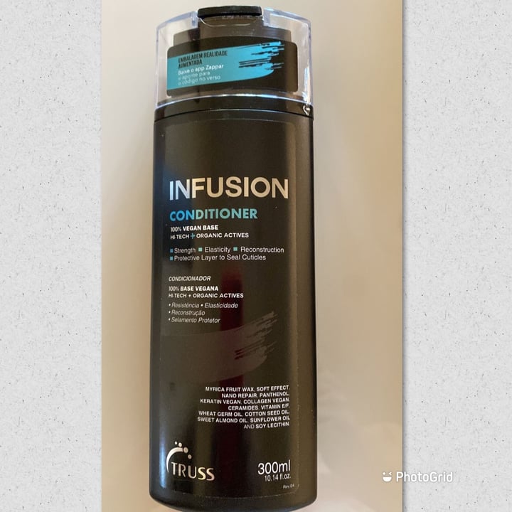photo of Truss INFUSION CONDITIONER 100% Vegan Base  shared by @juucmaciel on  06 May 2022 - review