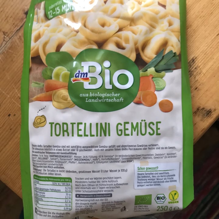 photo of dmBio Tortellini Gemüse shared by @lalucyinthesky on  07 Apr 2021 - review