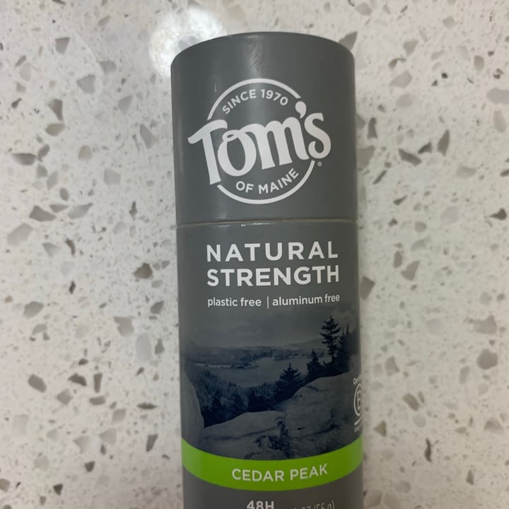 photo of Tom's of Maine Tom’s Plastic Free Deodorant - Cedar Peak Scent shared by @hodzicfam on  07 May 2021 - review