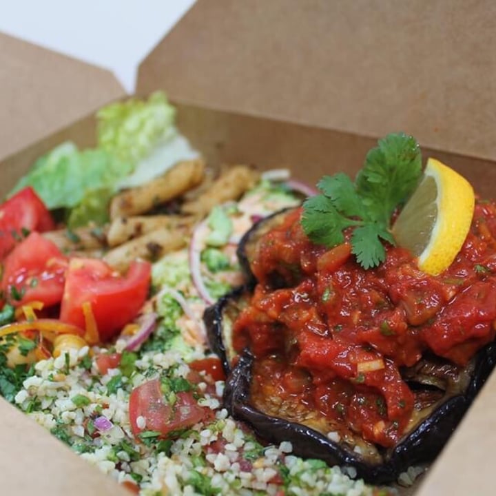 review photo of The Blue Moon Cafe Imam Bayeldi shared by @emilythevegan on 04 Aug 2020 - review
