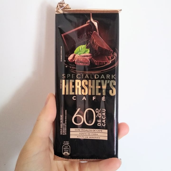 photo of Hershey's Special dark 60% Cacau Sabor Café shared by @marianabuono on  10 Dec 2022 - review