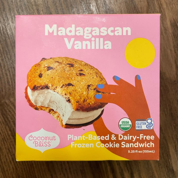 photo of Coconut Bliss Madagascan Vanilla Bean Cookie Sandwich shared by @mkmiller on  20 Sep 2021 - review