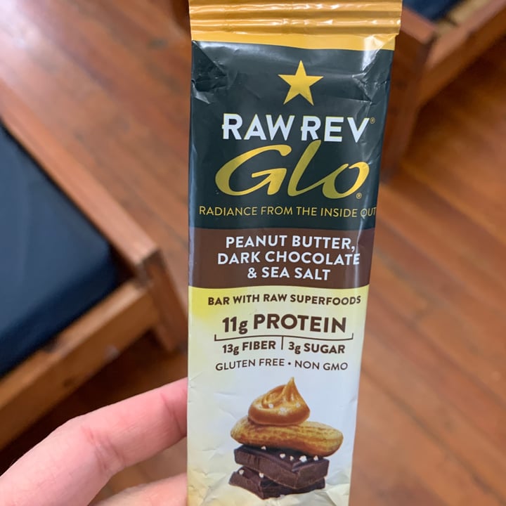 photo of Raw Rev Peanut butter dark chocolate & sea salt shared by @charliefoxtrot3 on  22 Nov 2022 - review