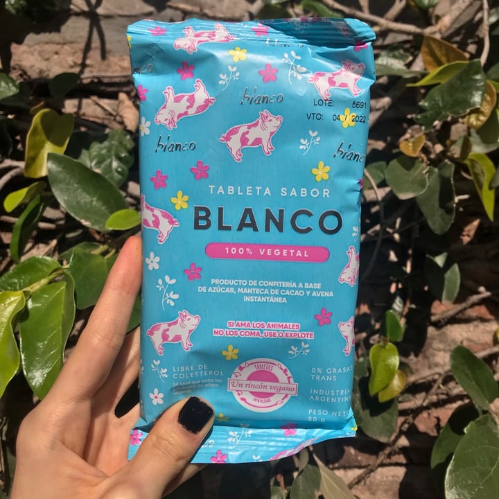 photo of Un Rincón Vegano Tableta Sabor Blanco Clasico shared by @russomai on  03 May 2021 - review