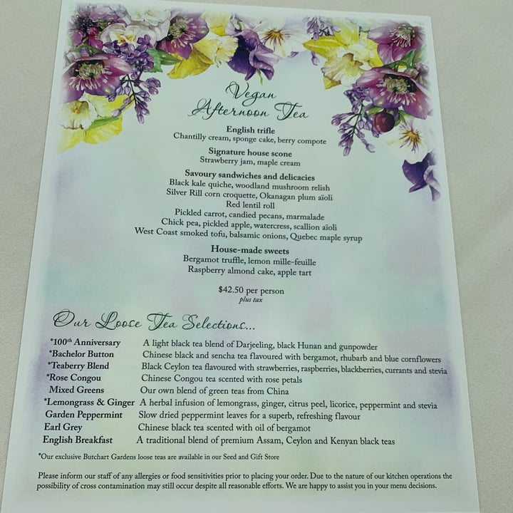 review photo of The Dining Room at Butchart Gardens Afternoon Tea shared by @painterkatelyn on 31 Mar 2021 - review