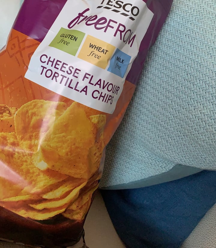 photo of Tesco Cheese Flavour Tortilla Chips shared by @josiie on  01 May 2020 - review